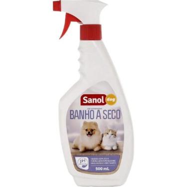 Imagem de Banho À Seco Sanol Dog Para Cães E Gatos 500  Ml - Sem Água