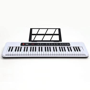 Imagem de Teclado Kobe Musical KB-150 WH Branco 5/8 61 Teclas com Fonte