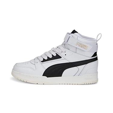 Imagem de PUMA Tênis unissex infantil Rbd Game, Branco e preto, time de ouro, 6 Big Kid
