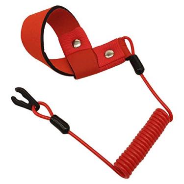 Imagem de Cordão de segurança M MATI Stop Kill para EW2-68348-00-00 todos Yamaha Jet Ski WaveRunner WaveVenture WaveRaider WaveJammer WaveBlaster FX140
