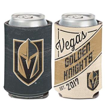 Imagem de WinCraft NHL Cavaleiros Dourados de Las Vegas Pacote com 1 340 g Cooler retrô com 2 lados