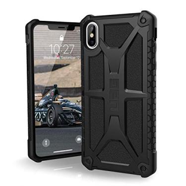 Imagem de URBAN ARMOR GEAR Capa UAG iPhone Xs Max [tela de 6,5 pol.] Monarch Feather-Light Rugged [Preta] Military Drop Tested iPhone Case