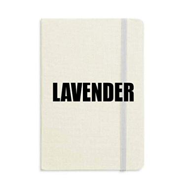 Imagem de Caderno de cor lavanda capa dura clássico diário A5 presente