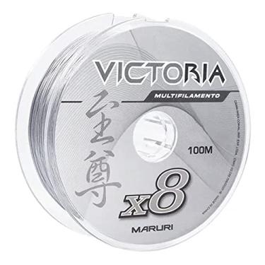 Imagem de Linha Multifilamento Victoria 8X Cinza 0,27mm 30lbs 100m - Maruri