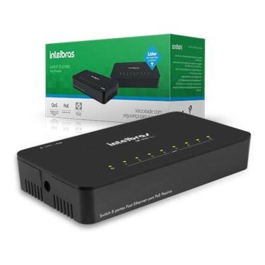 Imagem de Switch 8 Portas Fast Ethernet Sf 800 Q+  Intelbras