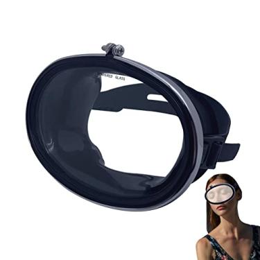 Imagem de Mergulho Adulto - Clear View Óculos Natação Anti-Fog Snorkel Scuba Diving Óculos - Óculos mergulho profissional para natação e pesca para mergulho com snorkel