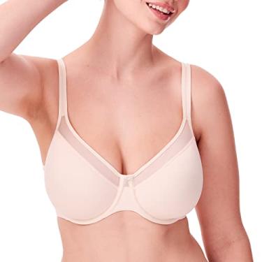 Imagem de Bali Sutiã feminino One Smooth U ultra leve, com aro, alças conversíveis, Bege claro, 36D