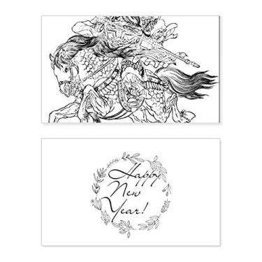 Imagem de Masterpiece The Romance Três Reinos Festival Ano Novo Cartão Bless Mensagem Presente