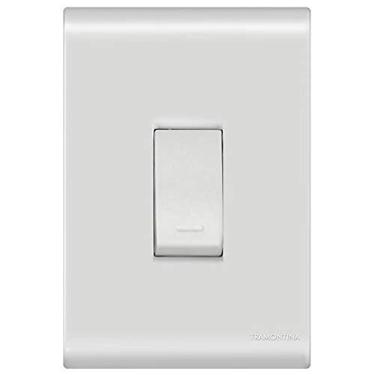 Imagem de Interruptor Bipolar Simples Tramontina Linha Liz com Placa