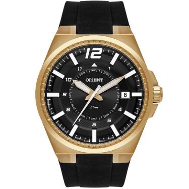 Imagem de Relógio ORIENT masculino preto dourado MGSP1006 G2PX