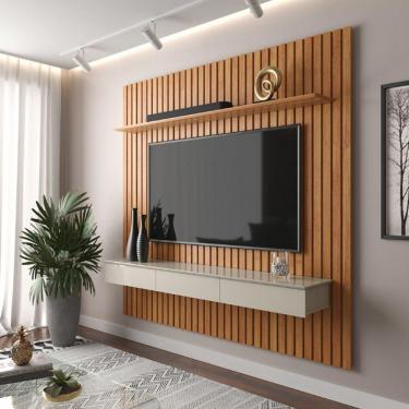 Imagem de Painel Patrimar Home Antares Ripado em MDF e MDP