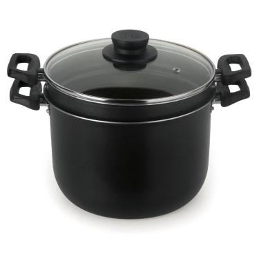 Imagem de Espagueteira Gourmet Cozi Vapore 5,7 Litros Antiaderente em Alumínio 22 cm Multiflon