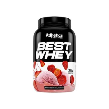 Imagem de Best Whey (900g) Strawberry Milkshake Atlhetica Nutrition-Unissex