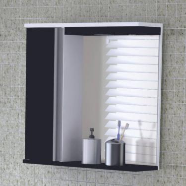 Imagem de Espelheira com LED 1 Porta Preto