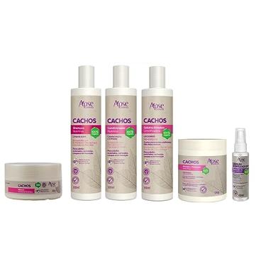 Imagem de Apse Cachos Shampoo e Condicionador e Máscara e Ativador e Gelatina + Sérum Reparador
