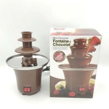 Imagem de Fonte Torre Cascata Mini Fondue Chocolate 3 Camadas 110V Confira - Fon