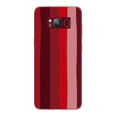 Imagem de Capa Case Capinha Samsung Galaxy  S8 Arco Iris Vermelho - Showcase