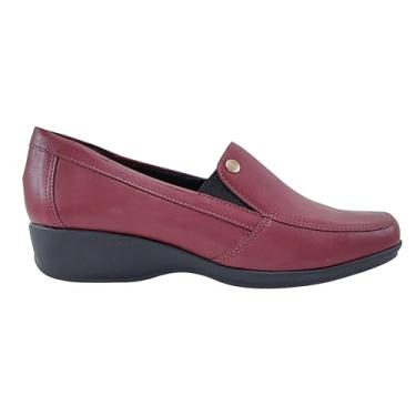 Imagem de Scarpin Super Conforto Sola Anabela Uniforme (Vermelho, BR, Adulto, Numérico, 33)