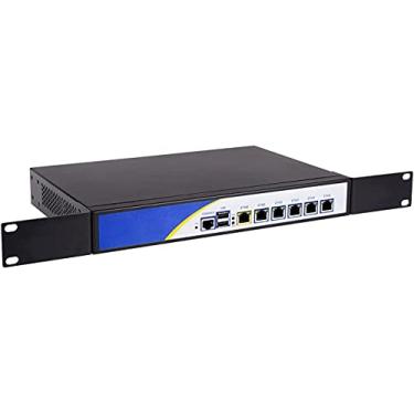 Imagem de Partaker Firewall, VPN, aparelho de rede, dispositivo de segurança de rede, roteador PC, 6 Intel Gigabit Lan Core I3 2328M, R3, COM, VGA, com ventilador, (4GB RAM, 64GB SSD)