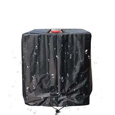 Imagem de Xiaofeigun 2 Pcs IBC Tote Cover - Ton Barrel Cover Capa de água da chuva - Capa à prova d'água para guarda-sol, acessórios para barril de tonelada (47,2 x 39,4 x 45,7 pol.)