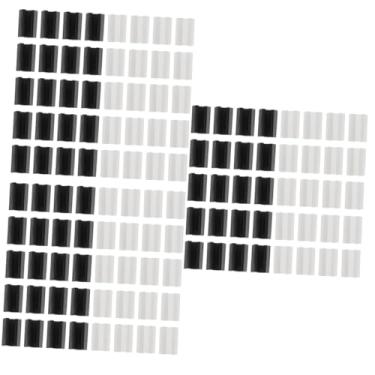 Imagem de HEMOTON 120 Peças tapete de chão colchonete absorventes Capas para pés de cadeira Proteção de chão mobiliário protetor tamborete pernas da cadeira almofadas de perna plástico