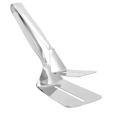 Imagem de Pinças De Cozinha Para Cozinhar, Braçadeira De Pão Para Bife, Pinças Multiuso De Aço Inoxidável Para Alimentos, Para Pinça De Pão/braçadeira De Bife Frito/virar Peixe/bife Turner Flipper