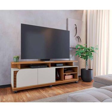 Imagem de rack jurerê 2 pt freijó e off white 180 cm