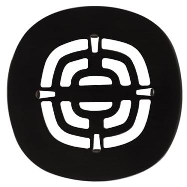 Imagem de Westbrass Grade de escorredor de chuveiro encaixável em latão, preto fosco, D316-62