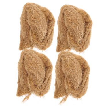 Imagem de BCOATH 4 peças de suprimentos de sobrevivência natural para acampamento, ferramenta de incêndio, suprimentos de sobrevivência, corda de acendedor de fogo, fazer fogo, pegar fogo, juta de seda,