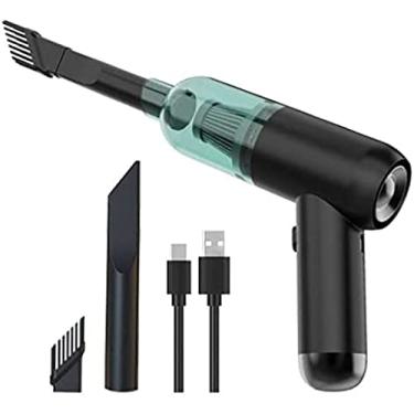Imagem de Espanador de ar sem fio, kit de ar para enlatamento elétrico, limpador de ar comprimido sem fio para PC, teclado, eletrônicos, limpeza de poeira, soprador de spray de lata de ar