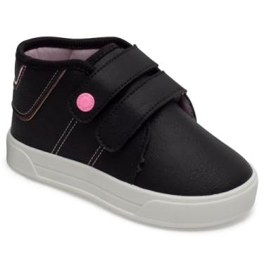 Imagem de Pimpolho, Tênis Menina Pimpolho Cano Alto Preto 0130125C Tamanho:25;Cor:Preto