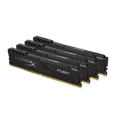 Imagem de HX432C16FB3K4/64 - Kit de Memórias HyperX Fury (4 de 16GB) DIMM DDR4 3200Mhz 1,2V para desktop
