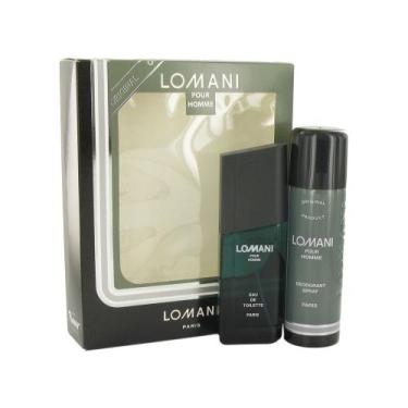 Imagem de Conjunto De Perfume Lomani Pour Homme Para Homens: 100ml Edt +200ml De