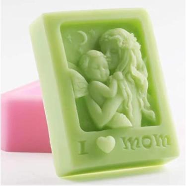 Imagem de Redxin Mold Molde de vela de silicone para bebê anjo virgem maria presente dia das mães sabonete artesanal, velas, chocolate, doces, fazer bolos