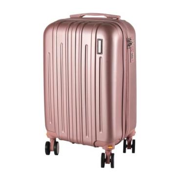 Imagem de Mala de Bordo 10KG Expansível Padrão Anac Giratória Lisboa (Rose Lisboa)