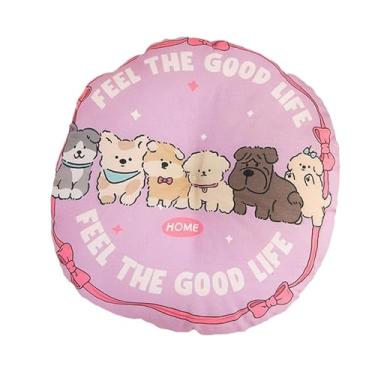 Imagem de ＡＷＨＡＯ Almofada para cadeira Almofada para chão Decoração multiuso Tapete Almofada circular para varandas Assistir TV Sala de estar Yoga, Filhotes