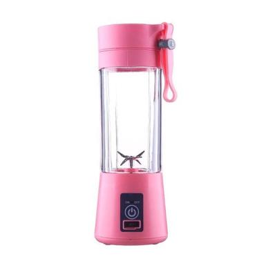 Imagem de Mini Liquidificador Portátil Elétrico Recarregável USB Rosa - ELLO, 5 
