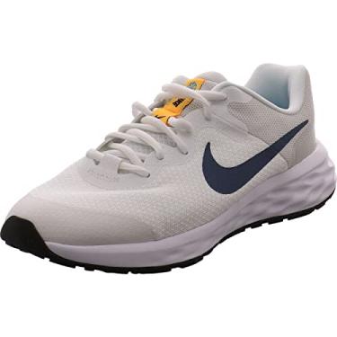 Imagem de Nike Revolution 6 infantil DD1094-003, Osso/Cimeira/Azul, 5.5 Big Kid