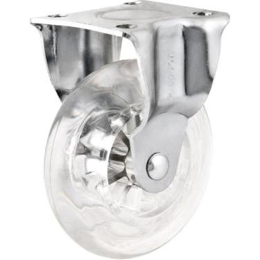 Imagem de Rodizio fixo 2" leve 35kg poliuretano transparente - Vonder