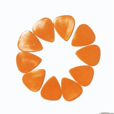 Imagem de Verito, Kit 10 Palhetas Violão Ultra Grip 1.0 MM Orange Gutti Guitar Picks