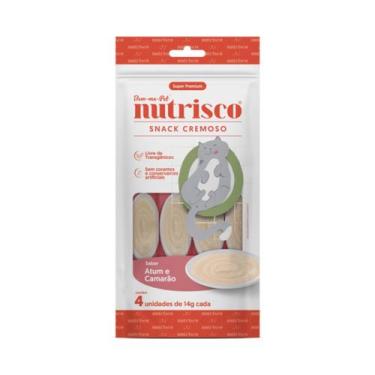 Imagem de Petisco Nutrisco para Gatos Adultos Atum e Camarão - Pacote com 04 uni