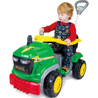 Imagem de Carrinho de Passeio e Pedal Maral Tractor Agro Verde 25kg
