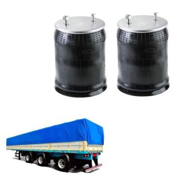 Imagem de Kit Bolsa De Ar Suspensao Eixo Facchini Completa - Suspentech