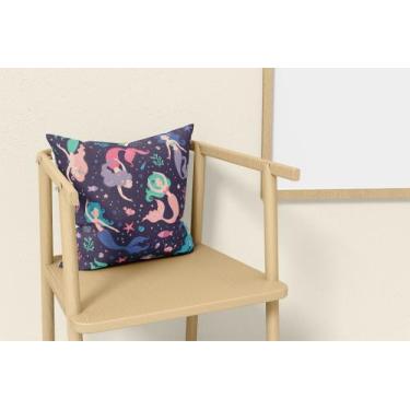 Imagem de Almofada com enchimento Infantil Sereias - Fabrika de Festa