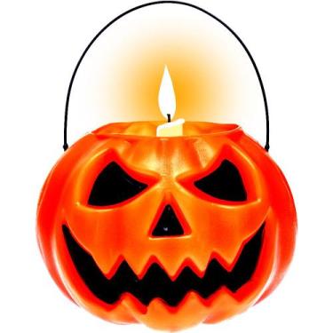 Imagem de Pote de Abóbora Dia das Bruxas Halloween Decorativo para Doces e Festa