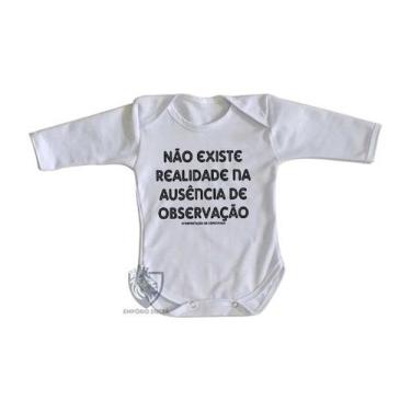 Imagem de body nenê criança roupa bebê manga longa Interpretação de Copenhaga - 