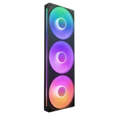 Imagem de Fans Gamer NZXT F360 RGB Core Preto 3x120mm Bloco Único RF-U36HF-B1