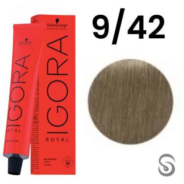Imagem de Schwarzkopf Royal Naturais 9-42 Louro Ext Claro Bg Fumê 60g, UNICA