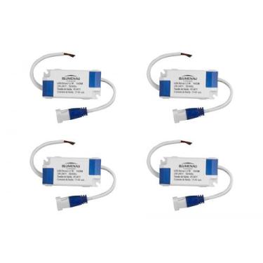 Imagem de Kit C/4 - Driver Reator Fonte P/Painel Led Blumenau 3,5W, Bivolt