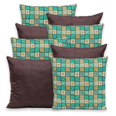 Imagem de Kit 8 Capas de Almofada com Zíper 40cmx40cm Gorgurinho - Dryka Enxovai